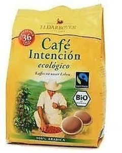 Bio Café Intencion Ecol Almohadillas Arabicac Frijoles Hochlandkaffee 36 Pieza - Imagen 1 de 1