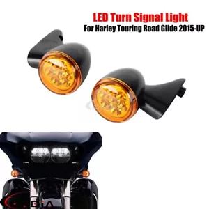 Lámpara indicadora de luz de giro LED para Harley Touring Road Glide FLTR 2015-Up - Imagen 1 de 11