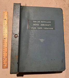 HUGE De Havilland Dove Aircraft Spare Parts Catalogue 3rd Edition October 1958 - Picture 1 of 11