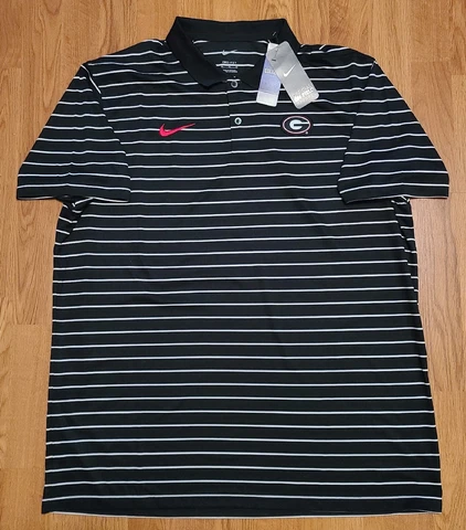 Nike DRI-FIT UGA Coaches Sideline Georgia Bulldogs Golf Polo Shirt XL DN6112 NWT Cover