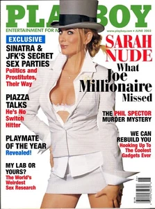 PLAYBOY June 2003 - Sarah from Millionaire, Phil Spector, Mike Piazza *MNT - Imagen 1 de 2