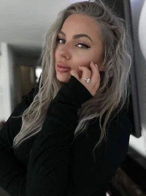 2ct Verlobungsring Oval 925 Silber Ring für Frauen Ehering Solitärring Damenring - Bild 1 von 4