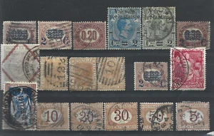 ITALIEN AB 1865 NÜTZLICHE FEINE GEST. FRÜHE SAMMLUNG VON BEAMTEN UND PAKETPOST - Bild 1 von 1