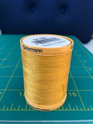 Gutermann Natural Cotton Thread Solids 876yd-Gold,  - Image 1 of 3