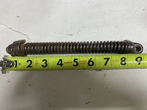 Antique Heavy 9" Vtg Steel & Iron Gate Door Return Closing Closer Spring - Picture 1 of 5