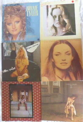 Lot: 6 X FEMALE VOCAL LPS - CARLY SIMON/KIM CARNES/BONNIE TYLER/EMMYLOU HARRIS - Image 1 of 4