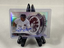 2018 Topps Finest Frank Thomas Auto Finest Hour Refractor Autograph FHA-FT