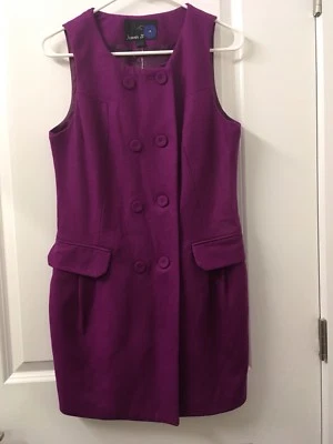 Vestido de lana morado Forever 21, talla M Foto 1 de 4
