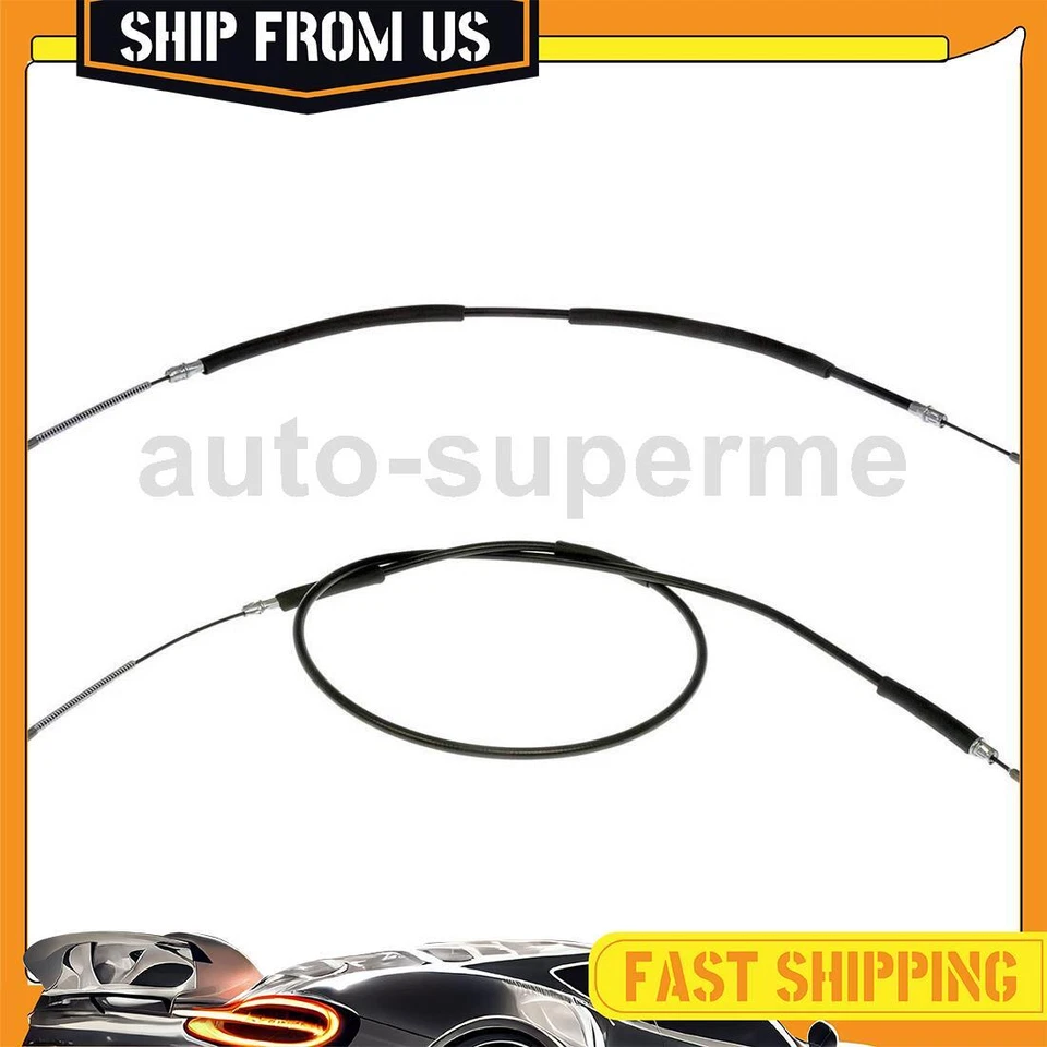 Rear Set Parking Brake Cable 2PCS For 2005-2008 Ford Ranger 3.0L - Image 1 of 4