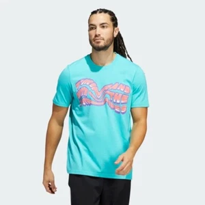 Adidas Men's Summer Heat T-Shirt Size Large HE4801 - Picture 1 of 6