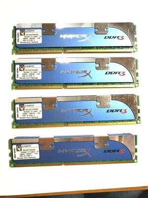 HyperX 8GB Kit (4 x 2GB) DDR3 Desktop RAM | KHX1333C7D3K4/8GX - Image 1 of 2