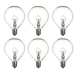 Jslinter 25w Wax Warmer Light Bulb for Scentsy Warmer G50 E12 Base scentsy Bulb  - Picture 1 of 5