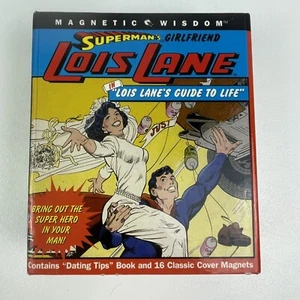 Superman Lois Lane Guide To Life Dating Tip Book And 16 Magnet Collection - Picture 1 of 14