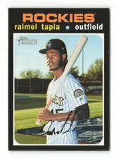 2020 Topps Heritage Raimel Tapia  #135   Colorado Rockies Baseball Card