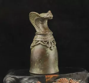 Old bronze snake seal #25 - Picture 1 of 7