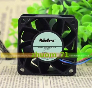1PC Nidec D06E-24PG 01B 24V 0.58A 6038 3-Pin Switch cooling fan - Picture 1 of 2