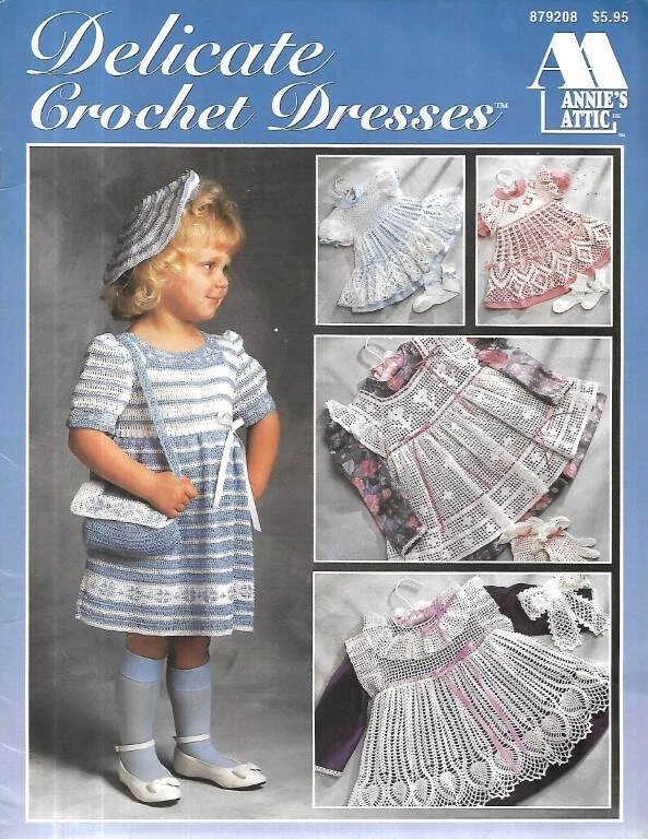 NEW OLD STOCK OOP!!! DELICATE CROCHET DRESSES TOO CUTE!!! - Image 1 of 1