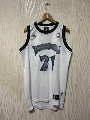 CAMISETA DE BALONCESTO MINNESOTA TIMBERWOLVES ADIDAS talla M #21 GARNETT Foto 1 de 4