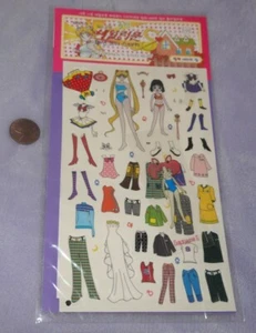 Tarjeta de muñecas de papel coreana Super Sailor Moon Rini Hotaru Neo Queen mini PEGATINA 2" - Imagen 1 de 2