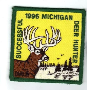 Michigan DNR 1996 exitoso parche cazador de ciervos - oso-pavo-alce-alce-pesca - Imagen 1 de 1