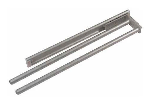 Towel Holder - 2 Arm Aluminium Finish, 450mm Long 510.50.929 (Hafele)