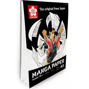 Sakura - Manga Papier A5 Dessin Coussin - 20 Pages –250gsm– Portrait - Photo 1 sur 4