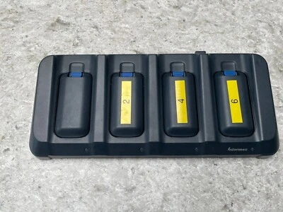 Intermec/Honeywell AC20 Quad Battery Charger - 871-230-101 With 4 Batteries - Image 1 of 2