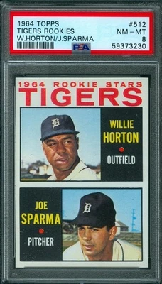 1964 Topps #512 Tiger Rookies (W Horton) ¡PSA 8!! Foto 1 de 2