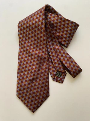 IKE BEHAR SILK TIE 58 X3.75" WIDE.NEW.I-USA. - Image 1 of 4