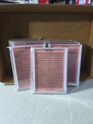 Qty 10 VEYES Premium Handmade Fans Eyelashes Extension 10D-0.07-D-Mix - Image 1 of 4