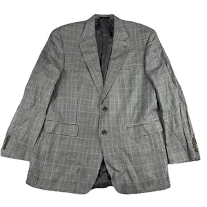 Chaps 100% Seide Hahnentritt Herren Blazer 44 L Beige Mehrfarbig Business Academia - Bild 1 von 12