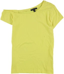 I.N.C Damen Off the Shoulder Basic T-Shirt, gelb, S - Bild 1 von 1