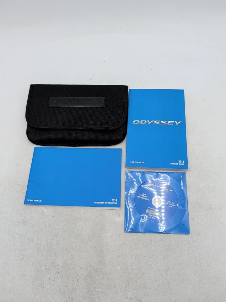 Honda Odyssey 2018 guía del propietario de fábrica conjunto manual y estuche Foto 1 de 3