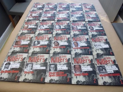 SERIAL KILLERS DVDs WITH BOOKS 1-25 - COMPLETE SET - TRUE CRIME - DOCUMENTARY  - Image 1 of 4
