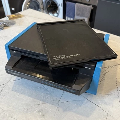 Polaroid 8x10 Film Processor Model 81-02 & Polaroid 8x10 Film Holder Model 81-05 - Image 1 of 4