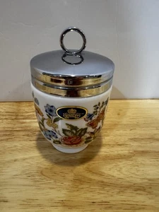 Aynsley Made In England Egg Coddler Cottage Garden King Sized 4 Inches Tall - Picture 1 of 6