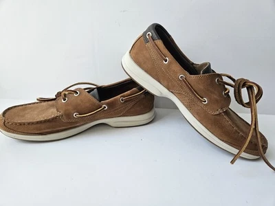 Timberland Earthkeepers Hombre Mocasines Barco Zapatos Talla 10 Camel Nuevo De Colección Foto 1 de 4