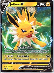 Jolteon V SWSH151 SWSH: Sword & Shield Promo Cards Holo - Picture 1 of 2