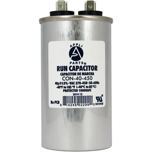 Appli Parts Run Capacitor for ac 40 Mfd uF (microfarads) 370 VAC or 450 VAC CBB6 - Picture 1 of 8