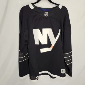 New York Islanders Black Reebok Number #51 Frans Neilson Hockey Jersey - Medium - Picture 1 of 11