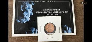 2019 W reverse proof Lincoln One Cent Coin West Point Mint Package and COA - Picture 1 of 1