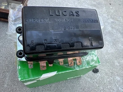 NOS Lucas RB340 Voltage Regulator, Austin-Healey BJ8, Jaguar 3.8 & Sedans - Image 1 of 4
