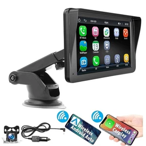Autoradio Bluetooth Stereo 7" HD Touch Screen Apple/Android Carplay con Fotocamera - Foto 1 di 9
