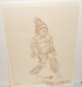 CONNIE KING "FIRST LESSON" LIMITED EDITION HAND SIGNED LITHOGRAPH