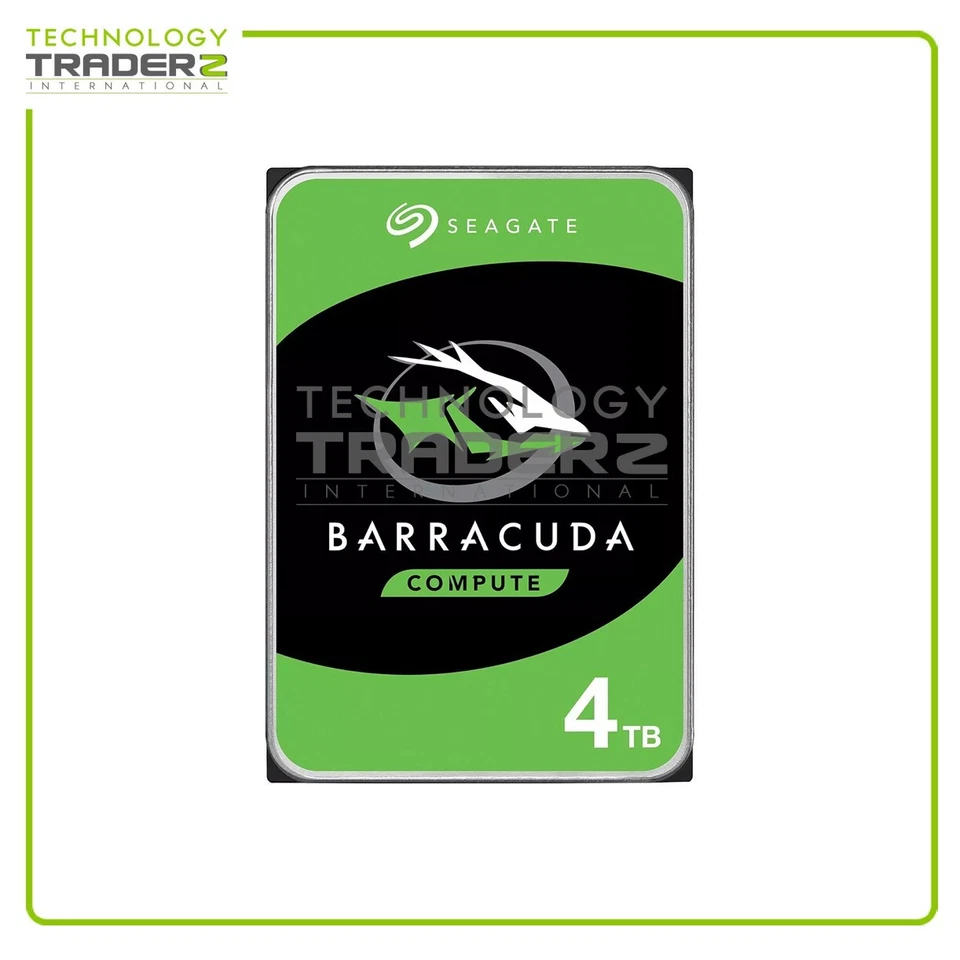 ** 0-Hours ST4000DM004 Seagate Barracuda 4TB SATA 6Gbps 64MB 3.5" Hard Drive ** - Image 1 of 1
