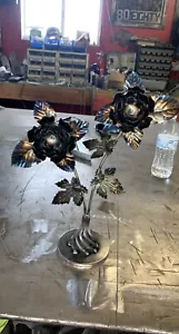 blumenskulptur metall - Bild 1 von 2