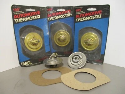 x5 Termostato Motor Automotriz 2-1/2" x 1-11/16" 195° Carol CG9295 Foto 1 de 4