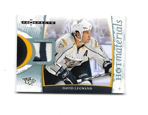 07-08 HOT PROSPECTS HOT MATERIALS WHITE HOT DAVID LEGWAND PATCH /10 - NASHVILLE