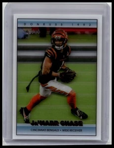2022 Clearly Donruss Ja'Marr Chase #92-13 Retro 1992 Red Cincinnati Bengals /49 - Picture 1 of 2
