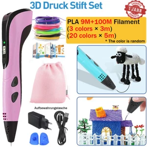 3D Printing Pen 3D Stifte Set PLA Filament Mit Tasche 3 Geschwindigkeiten Kinder - Afbeelding 1 van 9